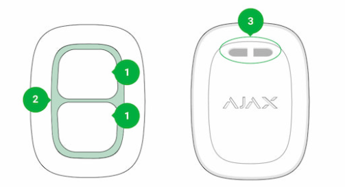 Botón de Pánico AJ-DOUBLEBUTTON-W