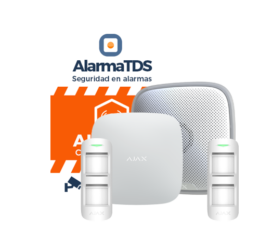 Kit Alarma Perimetral Con Sirena Exterior Ajax Para Hogar I AJ-HUBSTR-W