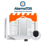 Kit de alarma AJAX sin Internet con cámara IP inalámbrica y router I AJ-HUB-MCO-W
