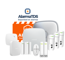 Kit Ajax Sistema De Alarma Completo Para Chalet I AJ-HUB2-TOTALSUP-W