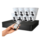 Kit 8 Cámaras de Vigilancia Uniarch con Grabador NVR de 8 canales