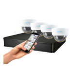 Kit 4 Cámaras antivándalos Uniarch con Grabador NVR de 4 canales