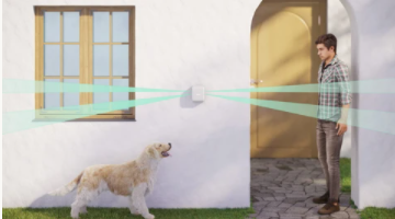 Detector para exterior doble tipo cortina AJ-DUALCURTAINOUTDOOR-W