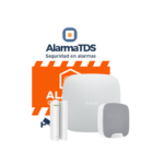Kit de alarma AntiOkupas AJAX con sirena y detector AJ-HUB-OKP-W
