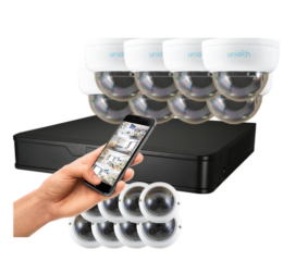 Kit 16 Cámaras antivándalos Uniarch con Grabador NVR I UV-KIT16-ANV