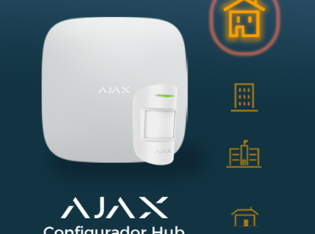 configurador hub alarma ajax