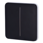 Panel táctil para interruptor de luz doble inteligente I  AJ-SOLOBUTTON-2G-B