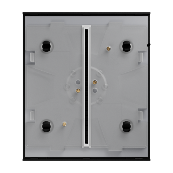 Panel táctil para interruptor central de luz simple  sin contacto I  AJ-CENTERBUTTON-1G2W-B