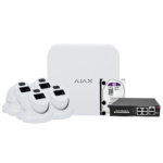 Kit 4 Cámaras Safire 2MP IP de Videovigilancia  con Grabador NVR  8 canales AJAX I AJ-NVRKIT108T-2