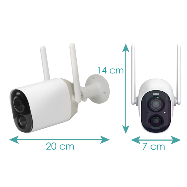 Kit  Cámara VicoHome IP sin cables a batería con panel solar I CG7-S5-SOLAR - Imagen 3