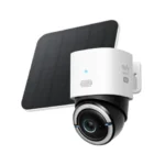 Cámara de vigilancia exterior con panel  solar y seguimiento automático I EUFY- 4GLTECAM-S330