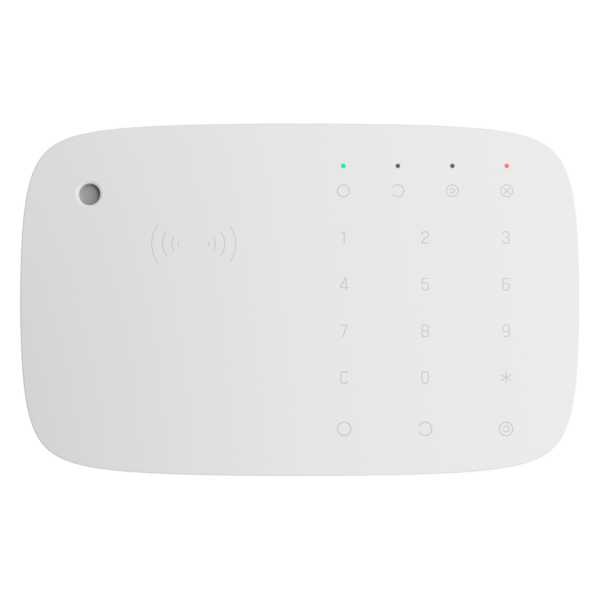 Teclado con sirena incorporada y lector de tarjetas y tags I AJ-KEYPADCOMBI-W
