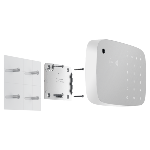 Teclado con sirena incorporada y lector de tarjetas y tags I AJ-KEYPADCOMBI-W