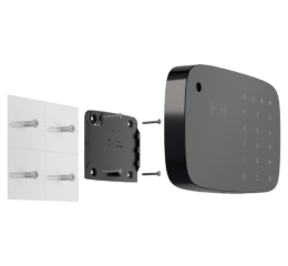 Teclado con sirena incorporada y lector de tarjetas y tags I AJ-KEYPADCOMBI-B